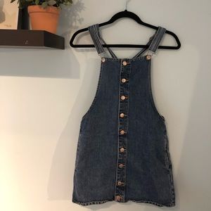 Forever 21 Jean Overall Dress